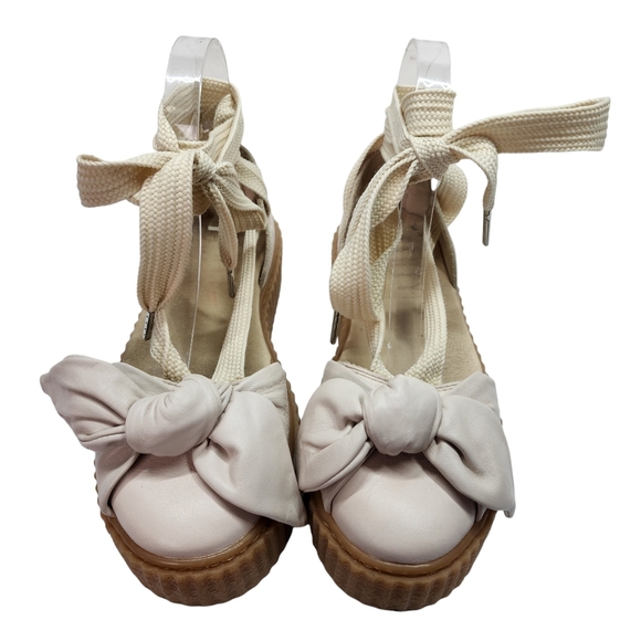 Fenty by Puma Bow Creeper Sandals, Oatmeal, 7 - Picture 4 of 12